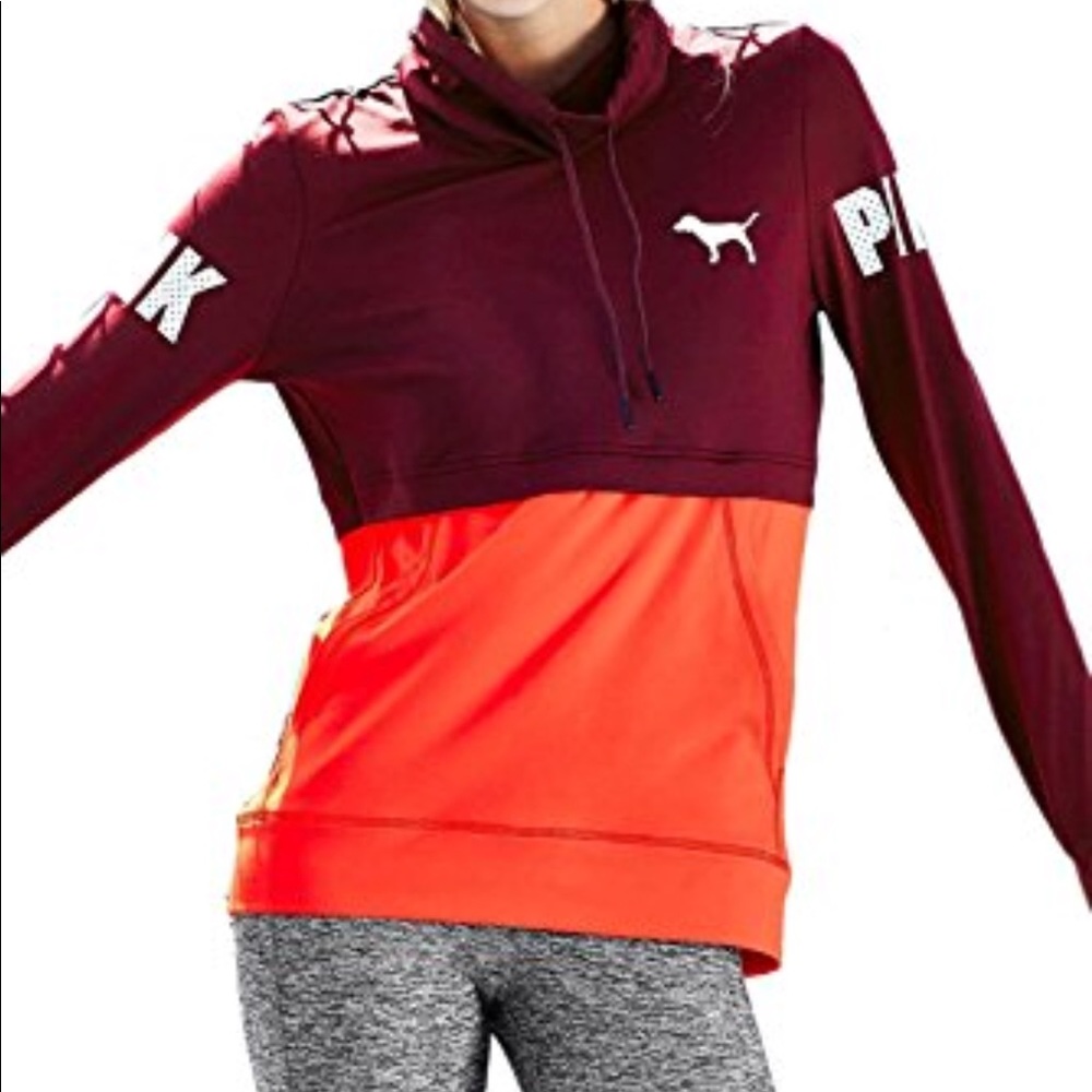 Victoria Secret PINK Cowl Neck Yoga Pullover